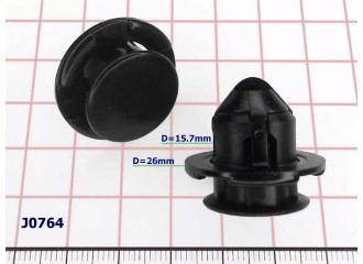 Пистон нажимной D=15.7mm - J0764