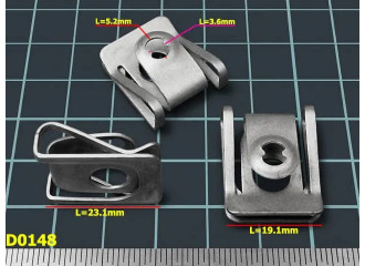 Закладная крепления защиты BMW - D0148