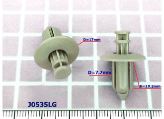 Пистон нажимной D=7.7mm - J0535LG