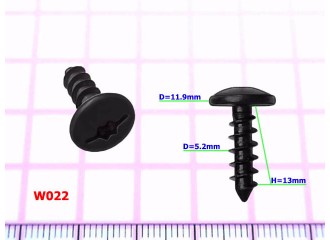 Саморез TORX D=5.2mm - W022