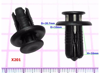 Пистон нажимной D=10 mm - X201