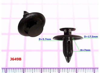 Пистоны крепления элементов обшивки и багажникак D=5.7mm Mazda - J649B