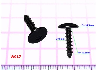 Саморез TORX D=5.0mm - W017