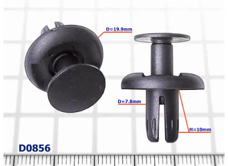 Клипсы D=7.8mm BMW - D0856