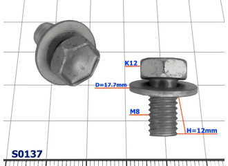 Винт M8 - S0137