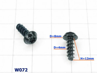 Саморез D=4.0mm Torx Skoda - W072