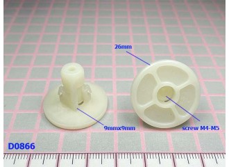 Зажим пластиковый под саморез MINI - D0866