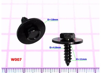 Саморез D=4.8mm - W007