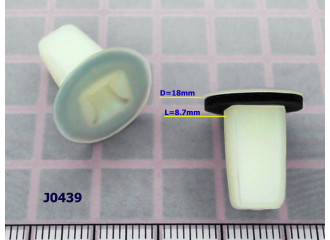 Вставка крепления L=(8.7X8.7)mm Daihatsu - J0439
