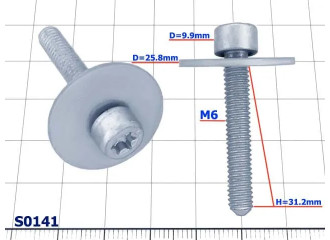 Винт M6 - S0141