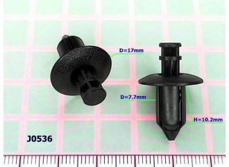 Клипсы D=7.7mm Subaru - J0536