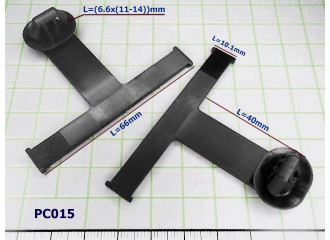 Хомут пластиковый универсальный L=(6.6x(11-14))mm - PC015
