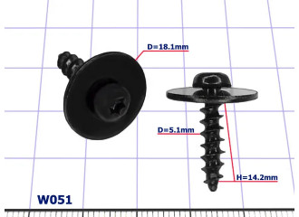 Саморез MINI D=5.1mm - W051