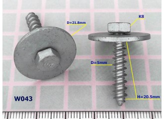 Саморез D=5.0mm - W043