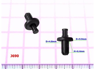 Клипсы D=4.8mm Subaru - J690