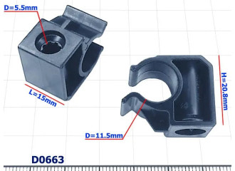 Держатель кабеля Audi - D0663