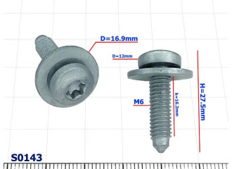 Винт M6 - S0143