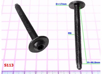 Винт Torx M6 - S113
