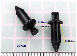 Клипсы D=6.7 mm Mazda - J0718