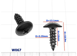 Саморез D=5.35mm - W067